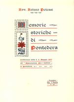 Memorie storiche di Pontedera