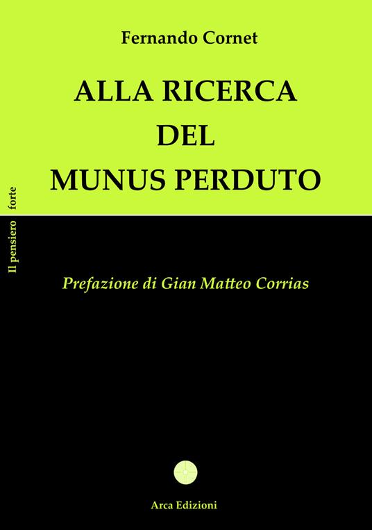 Alla ricerca del Munus perduto - Fernando Maria Cornet - copertina