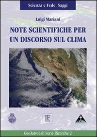 Note scientifiche per un discorso sul clima - Luigi Mariani - copertina