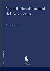 Voci di filosofi italiani del Novecento - copertina