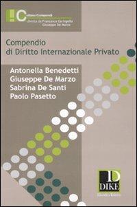 Compendio di diritto internazionale privato - copertina