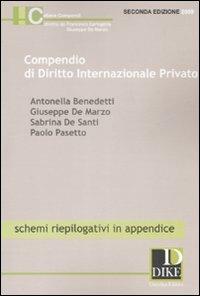 Compendio di diritto internazionale privato - copertina