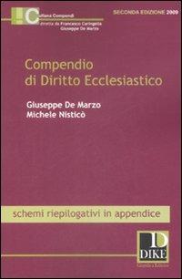 Compendio di diritto ecclesiastico - Giuseppe De Marzo,Michele Nisticò - copertina