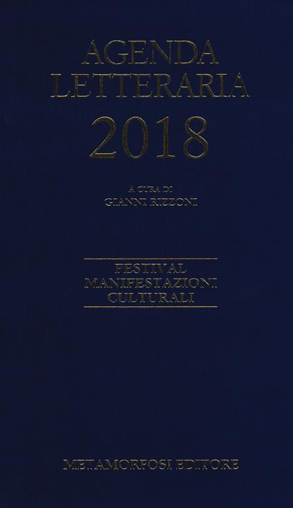 Agenda letteraria 2018 - copertina
