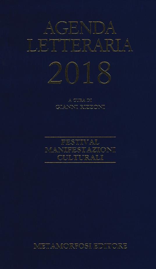 Agenda letteraria 2018 - copertina