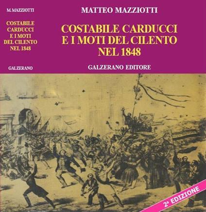 Costabile Carducci e i moti del Cilento del 1848 - Matteo Mazziotti - copertina