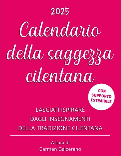 Calendario della saggezza cilentana 2025 - copertina