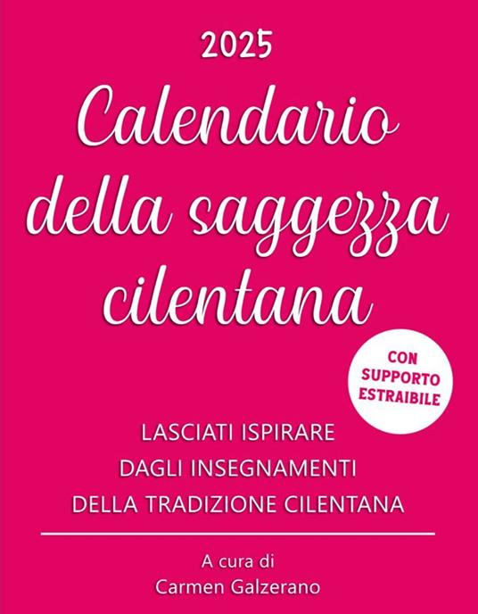Calendario della saggezza cilentana 2025 - copertina
