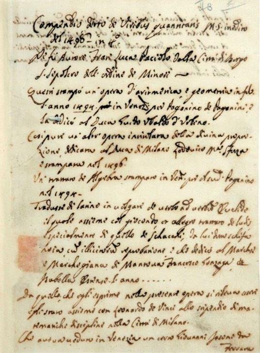 De viribus quantitatis. Facsimile ad uso professionale con commentario - Luca Pacioli - 8