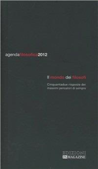 Agenda filosofica 2012 - Rocco Ronchi - copertina