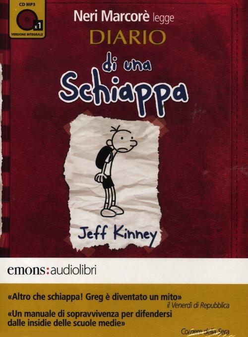Diario di una schiappa letto da Neri Marcorè. Audiolibro. CD Audio formato MP3. Ediz. integrale - Jeff Kinney - copertina