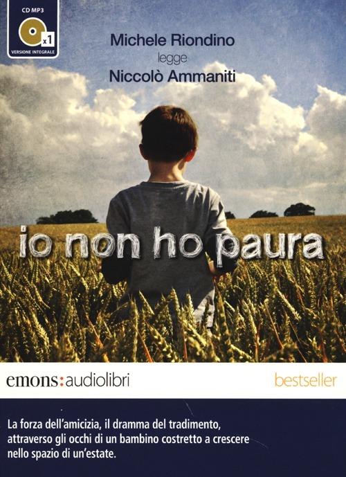 Io non ho paura letto da Michele Riondino. Audiolibro. CD Audio
