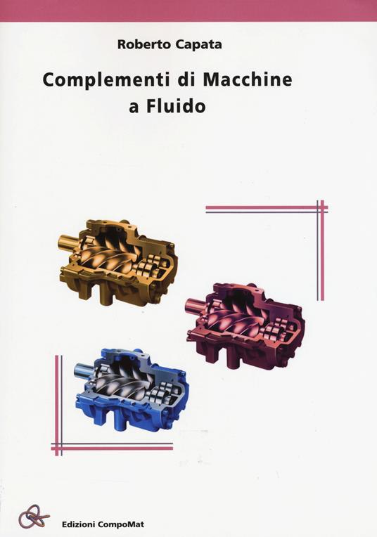 Complementi di macchine a fluido - Roberto Capata - copertina
