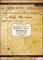 Parrocchia di S. Cerbone Vescovo a Massa M.ma. Matrimoni dal 1813 al 1900