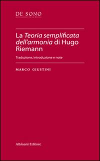 La teoria semplificata dell'armonia di Hugo Riemann - Marco Giustini - copertina