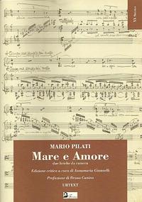 Mare e amore. Due liriche da camera - Mario Pilati - copertina