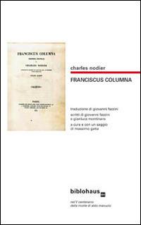 Franciscus Columna - Charles Nodier - copertina