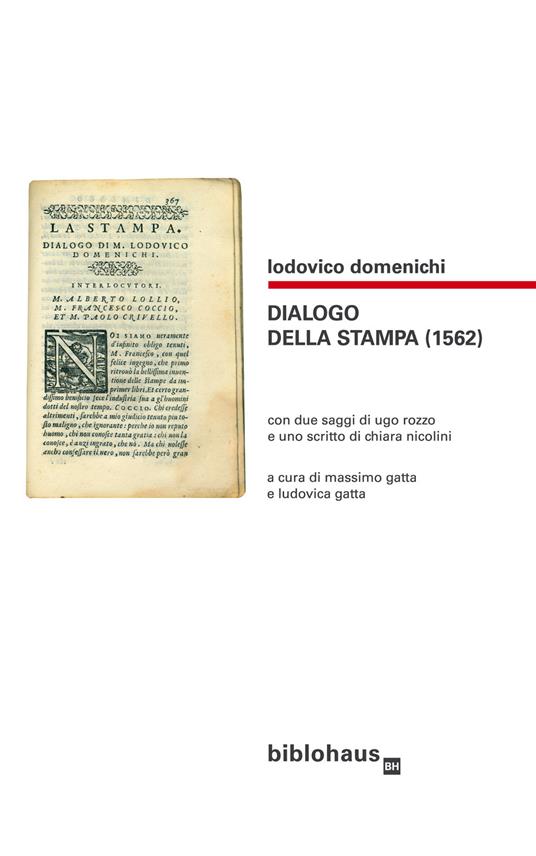  Dialogo della stampa (1562) -  Massimo Gatta - copertina