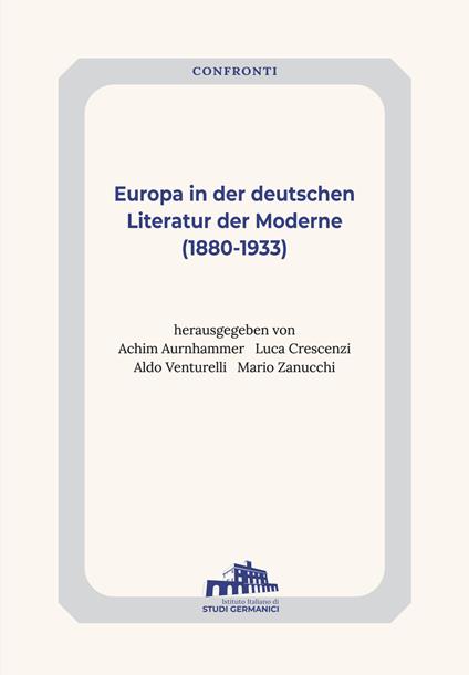 Europa in der deutschen Literatur (1880-1993) - copertina
