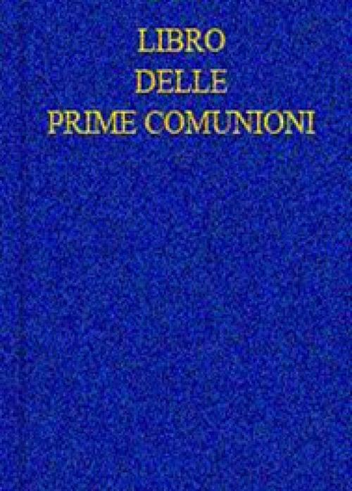 Libro delle prime comunioni. Registro - copertina