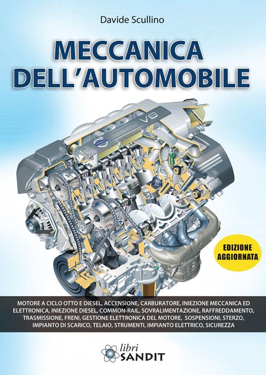 Meccanica dell'automobile - Davide Scullino - copertina