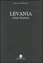 Levania. Rivista di poesia (2013). Vol. 2