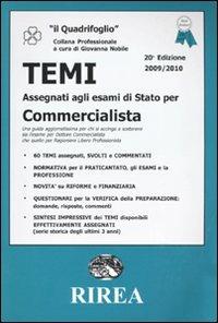 Temi assegnati agli esami di Stato per commercialista 2009/2010 - copertina