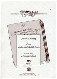 Corso di contabilità dello Stato - Antonio Tonzig - copertina