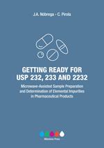 Getting ready for USP 232, 233, and 2232. Microwave-assisted sample preparation and determination of elemental impurities in pharmaceutical products