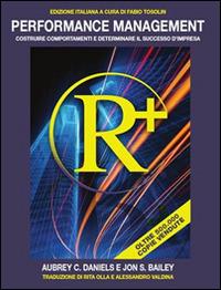 Performance management. Costruire comportamenti e determinare il successo d'impresa. Ediz. multilingue - Aubrey C. Daniels,Jon S. Bailey - copertina