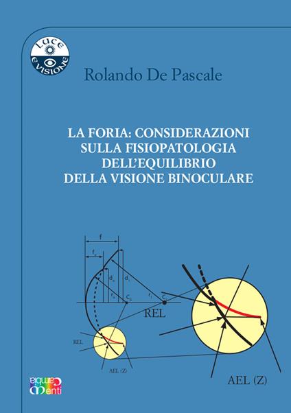 La foria: considerazioni sulla fisiopatologia dell'equilibrio della visione binoculare - Rolando De Pascale - copertina
