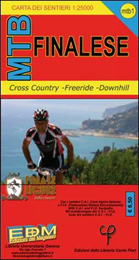 MTB-1 Finalese. Carte dei sentieri di Liguria per mountain bike MTB VTT - copertina