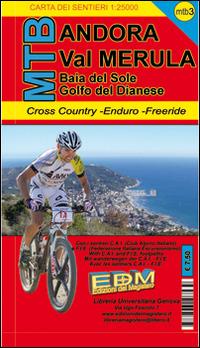 MTB-3 Andora. Carte sentieri di Liguria per mountain bike MTB VTT - copertina