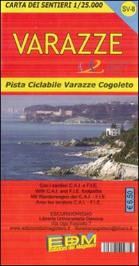 SV-8 Varazze. Carte dei sentieri di Liguria - copertina