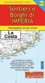 Sentieri e borghi di Imperia. Carta dei sentieri