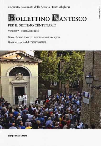 Bollettino dantesco. Per il settimo centenario (2018). Vol. 7 - copertina
