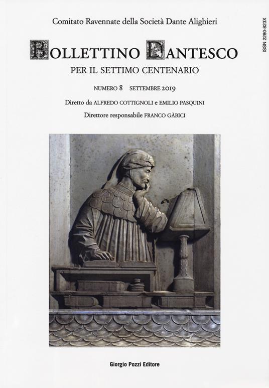 Bollettino dantesco. Per il settimo centenario (2019). Vol. 8 - copertina