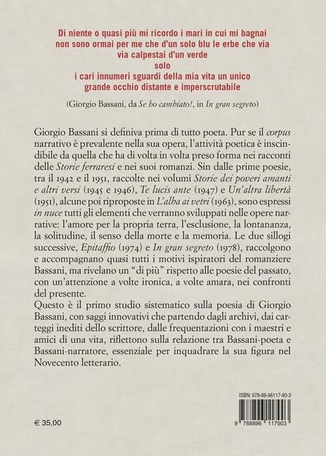 Dal particolare all'universale. I libri di poesia di Giorgio Bassani - 4