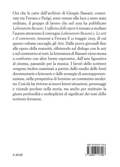 La carta e la tela. Arti e commento in Giorgio Bassani - 4
