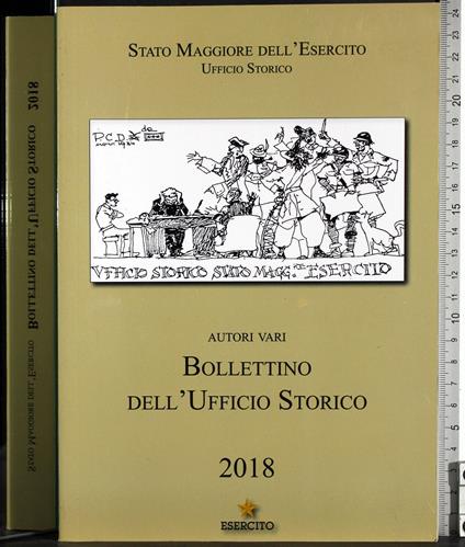 Bollettino dell'Ufficio Storico 2018 - copertina