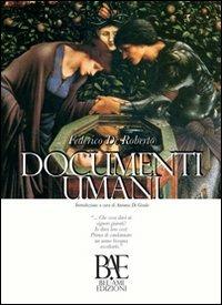 Documenti umani - Federico De Roberto - copertina