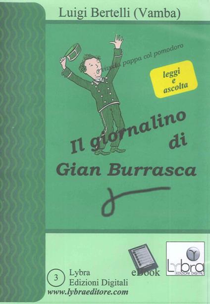 Il giornalino di Gian Burrasca. CD-ROM - Vamba - copertina