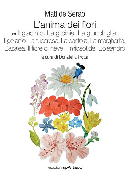 L' anima dei fiori. Vol. 7: giacinto. La glicinia. La giunchiglia. Il geranio. La tuberosa. La canfora. La margherita. L'azalea. Il fiore di neve. Il miosotide. L'oleandro, Il. - Matilde Serao - copertina