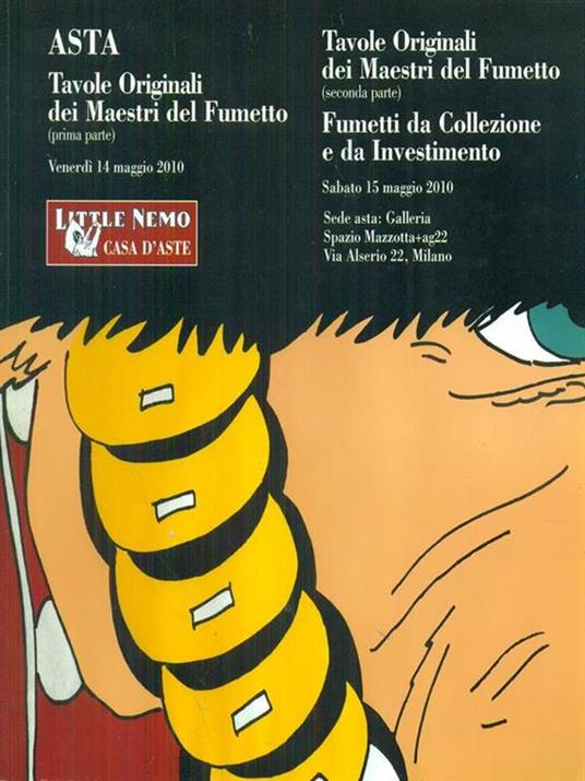 Decima asta. Tavole originali dei maestri del fumetto. Fumetti da collezione e da investimento - copertina