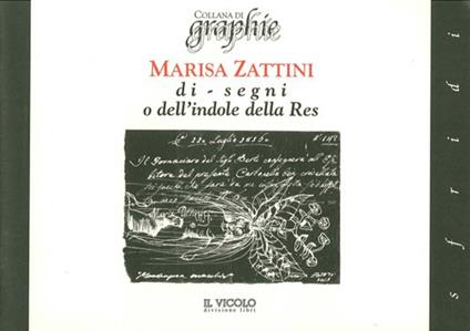 Marisa Zattini di-segni o dell'indole della res - Giovanni Ciucci - copertina