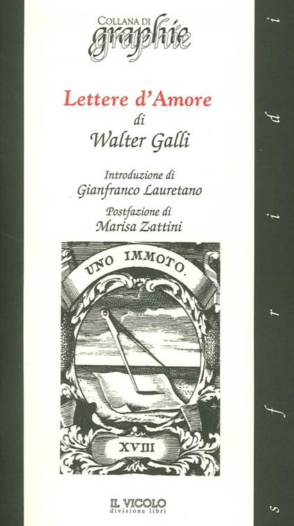 Lettere d'amore - Walter Galli - copertina