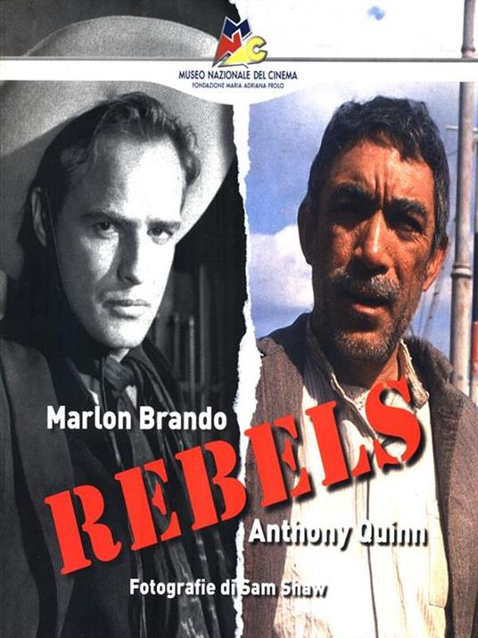 Rebels. Marlon Brando, Anthony Quinn. Fotografie di Sam Shaw - 4