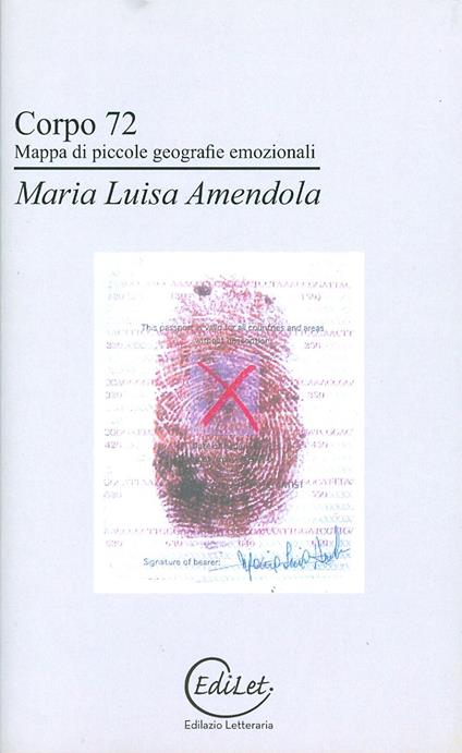 Corpo 72 - Maria Luisa Amendola - copertina