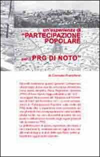 Un' esperienza di «partecipazione popolare per il PRG di Noto» - Corrado Fianchino - copertina