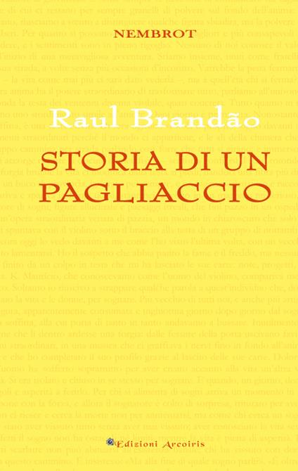 Storia di un pagliaccio - Raul Brandão - copertina